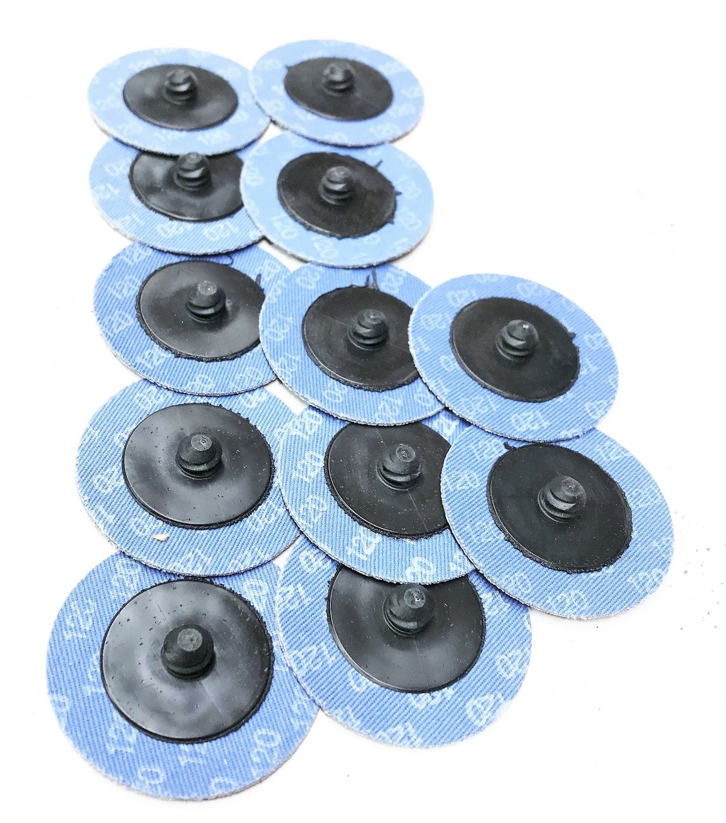 Partsmaster 2″ 120 Grit Aluminum Oxide Sanding Disc DY87850192 [Lot of 12] NOS