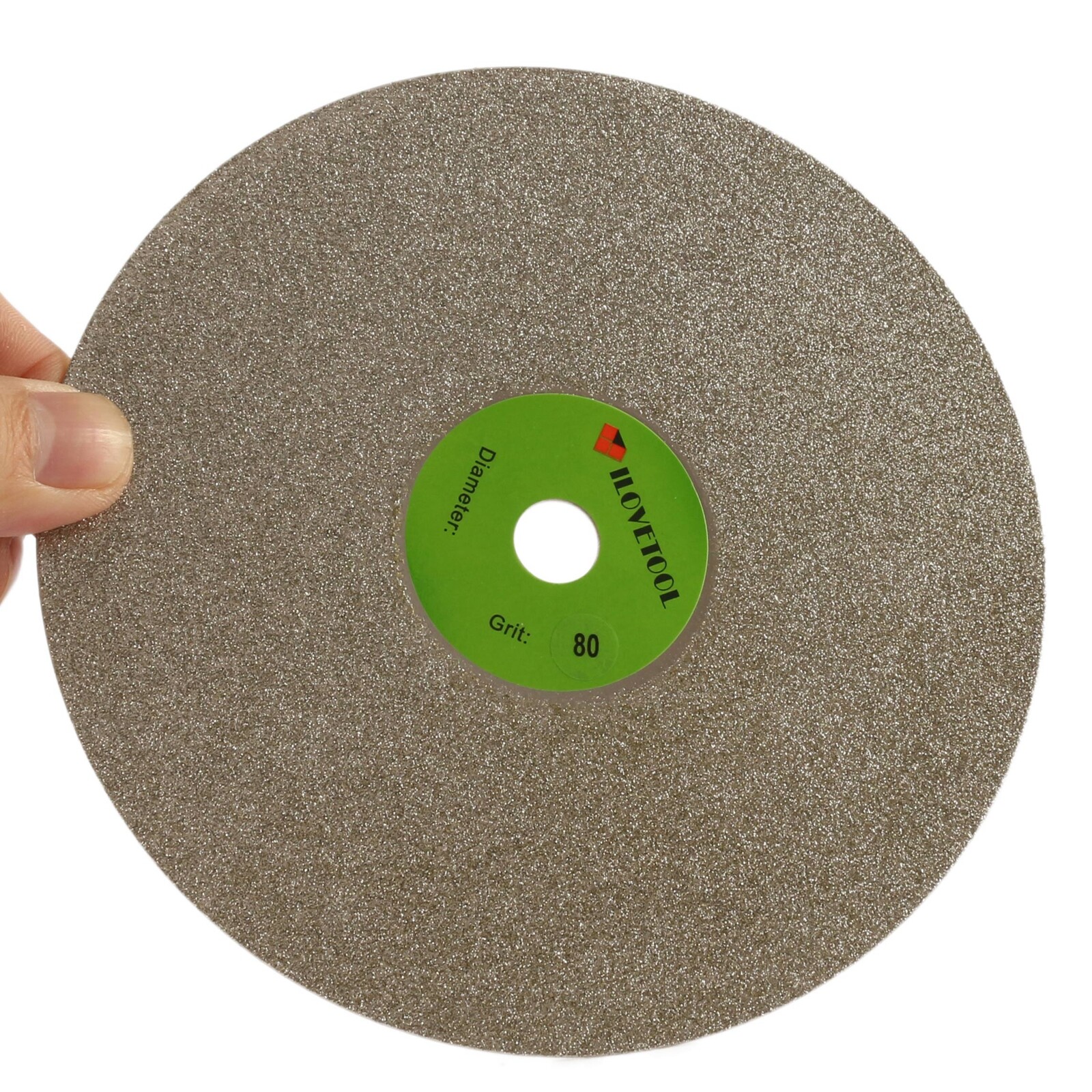 2Pcs 4 inch Diamond Grinding Disc Flat Lap Disk 80 Grit Coarse Stone Tools