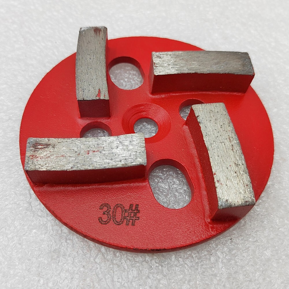 1PC Four Bars Grinding Head Grinding Disc for Concrete Floor Grinder Polisher