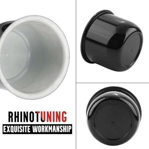 4 Pack 3 inch Wheel Center Caps Plastic Push Through 3.03″ Hub 2.36″ H Black