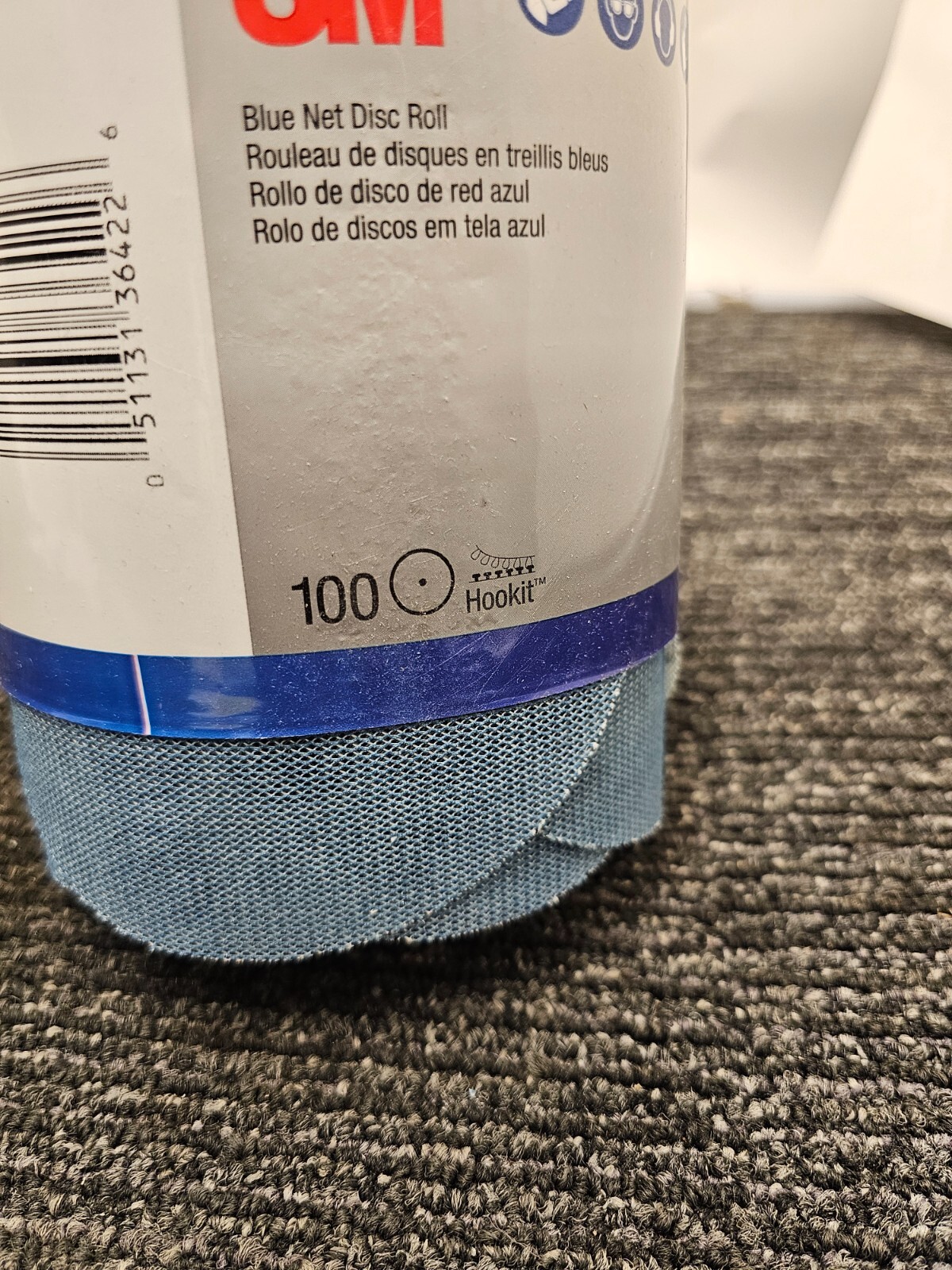 (100 PIECES) 3M Blue Net Disc Roll 36422, 6 in, 150+ Grade,Best in Class