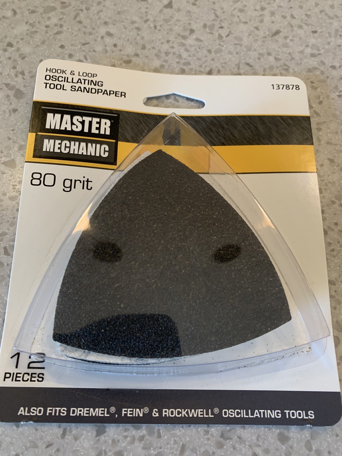 Master Mechanic Oscillating Tool Sandpaper