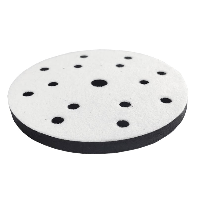 2Pcs 6″ Hook Loop Soft Foam Interface Sanding Disc Sander Backing Pad 15-Holes