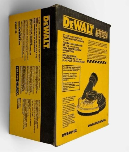 DEWALT 4-1/2 – 5″ Dust Shroud Surface Grinding Attachment DWE46152 New