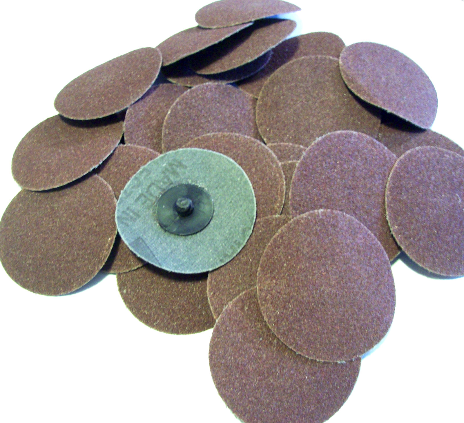 25 IIT 3″ ROLL LOCK 180 GRIT R TYPE SANDING ABRASIVE DISCS TWIST ON 82081