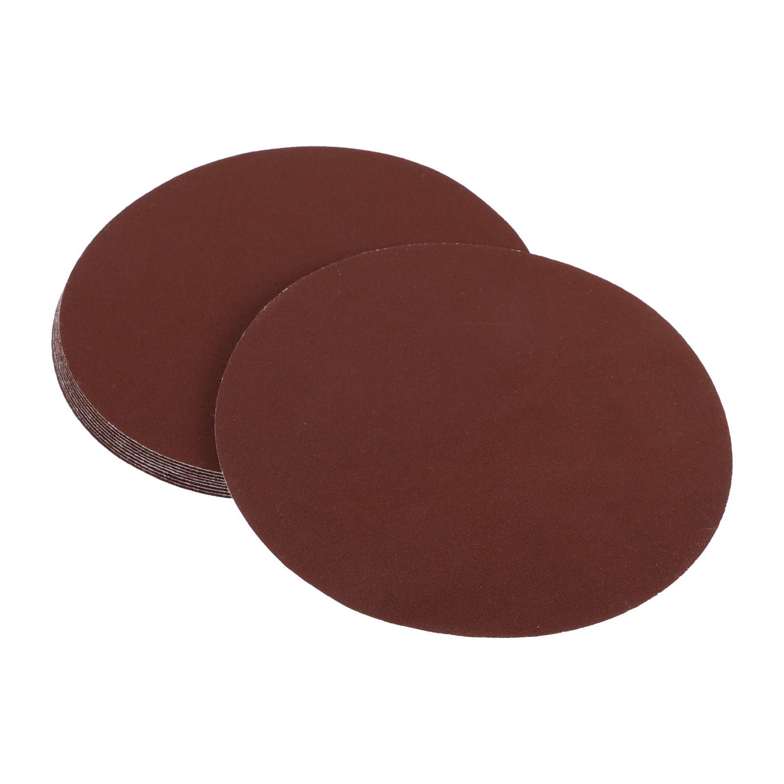 10 Pcs 320Grit Universal Sanding Discs-Round Hook Loop Sandpaper-White Paper Red