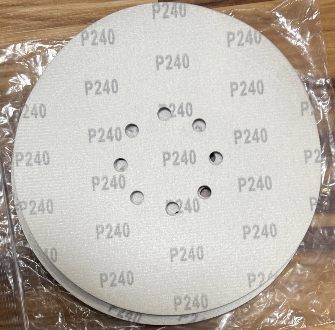 9 Inch P240 Sanding Disk (10 Pack)