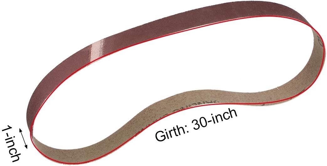 Durable 1″ x 30″ 800 Grit Sanding Belts – Perfect for Wood and Metal Finishing