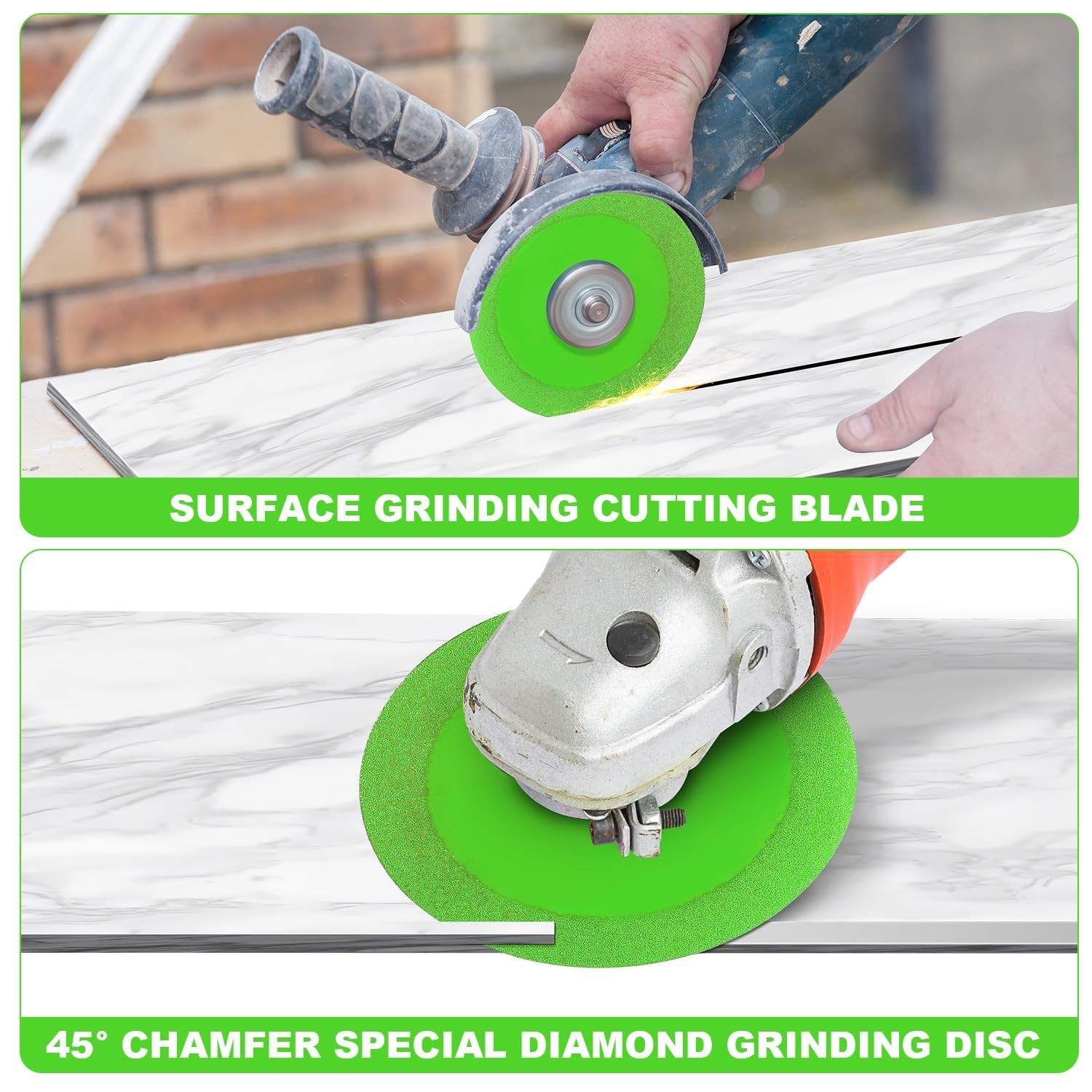 4pcs 3.94in Diamond Grinding Cutting Disc, Fine Grit For Glass Ceramic Rock, NEW