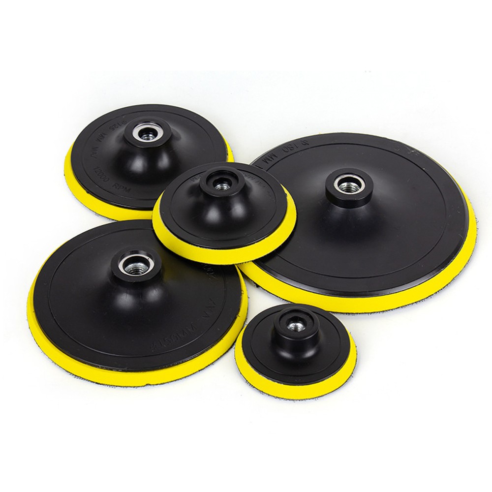 M10/M14 100-180mm Self-adhesive Hook Loop Backing Plate Sanding Disc Buffing Pad