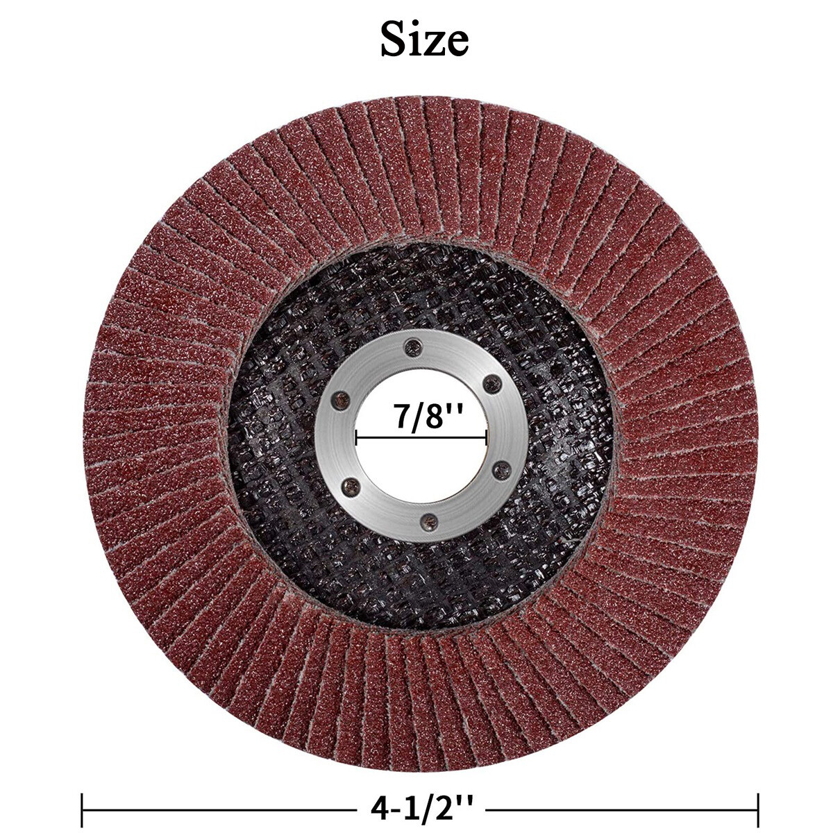 40PCS 4.5 inch AO Type 27 Flap Discs 40 Grit Sanding Grinding Discs Wheel 115MM