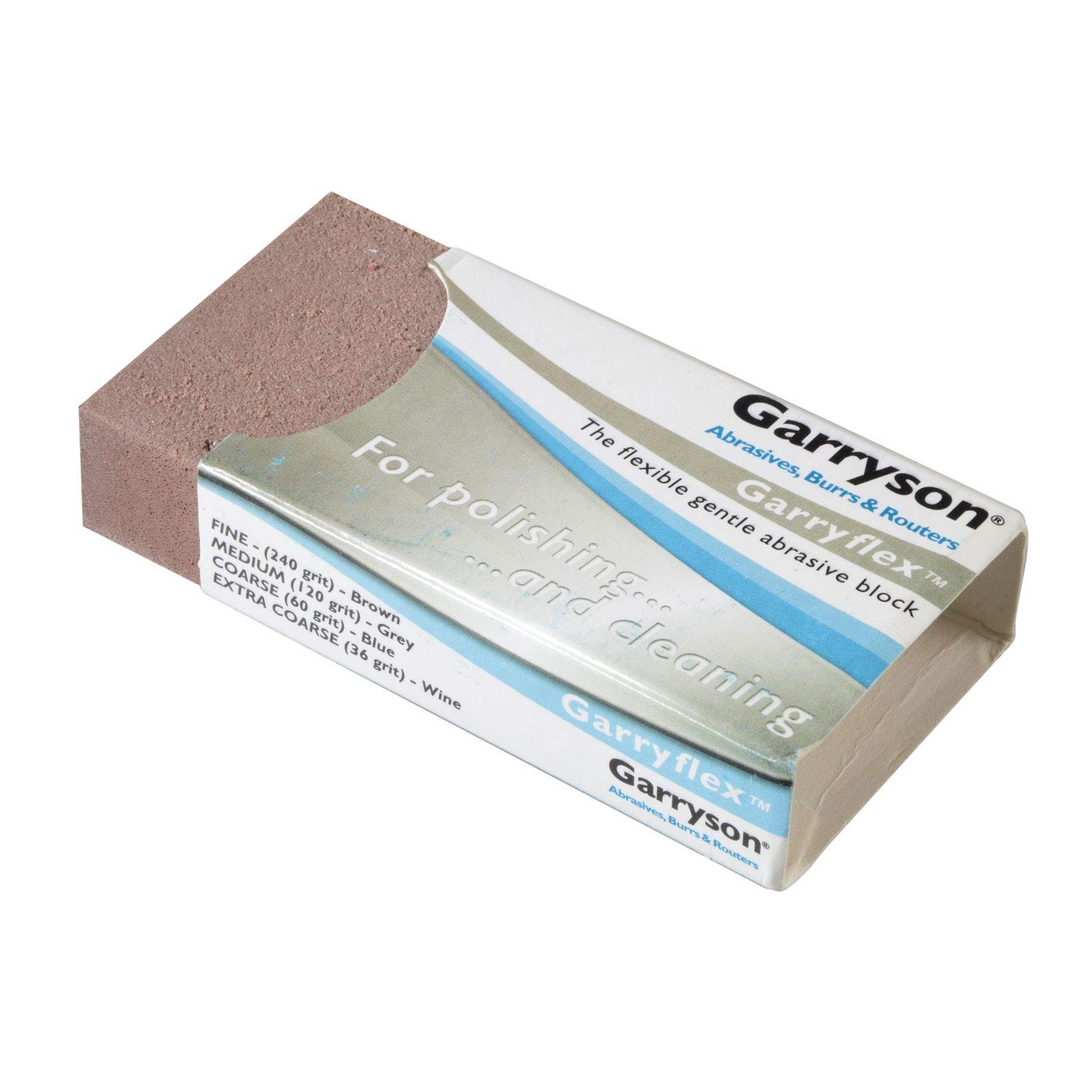 Garryson GB240 Garryflex Abrasive Block – Fine 240grit, Brown