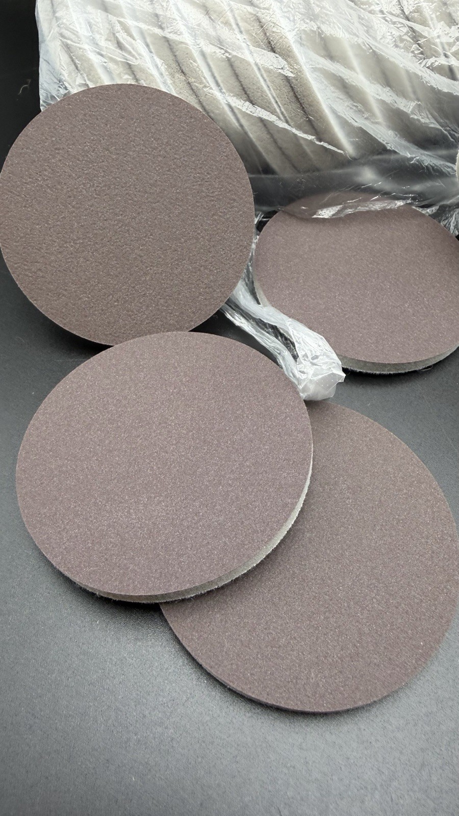 Uxcell 60pcs 3-Inch Sanding Sponge Hook and Loop Sanding Disc Corundum 2000 Grit