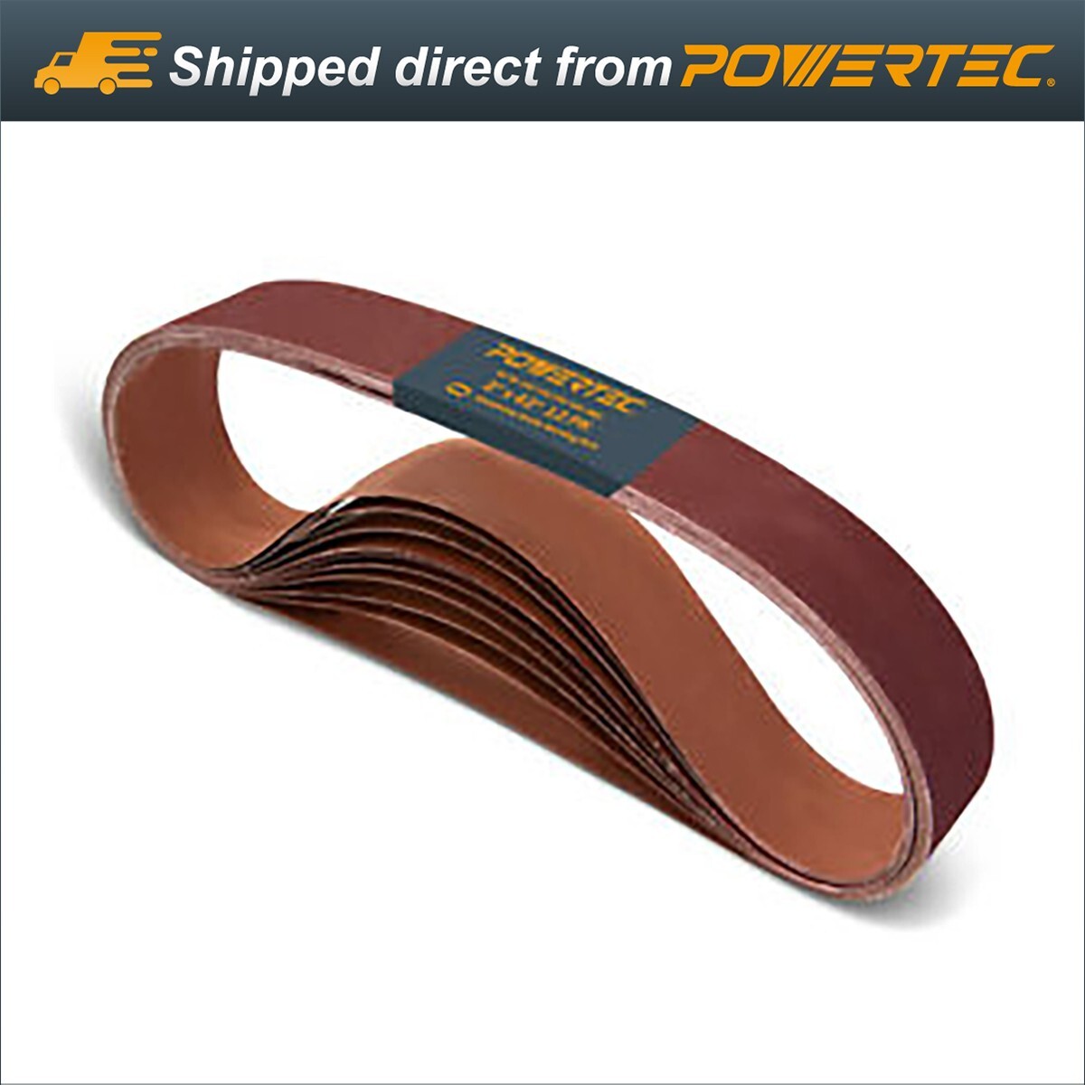 2 x 42″ Sanding Belt Grit Assortment-2 each of 60/80/120/150/240/400 Grit – 12PK