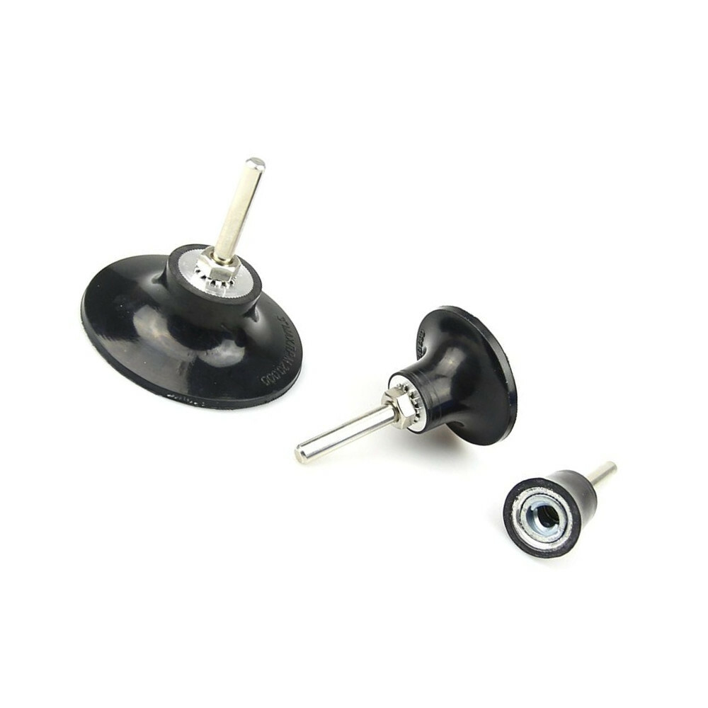 1Piece Optional 1″ 2″ 3″ Back-up Pad for Roloc Sanding Disc 6mm shaft Changeable