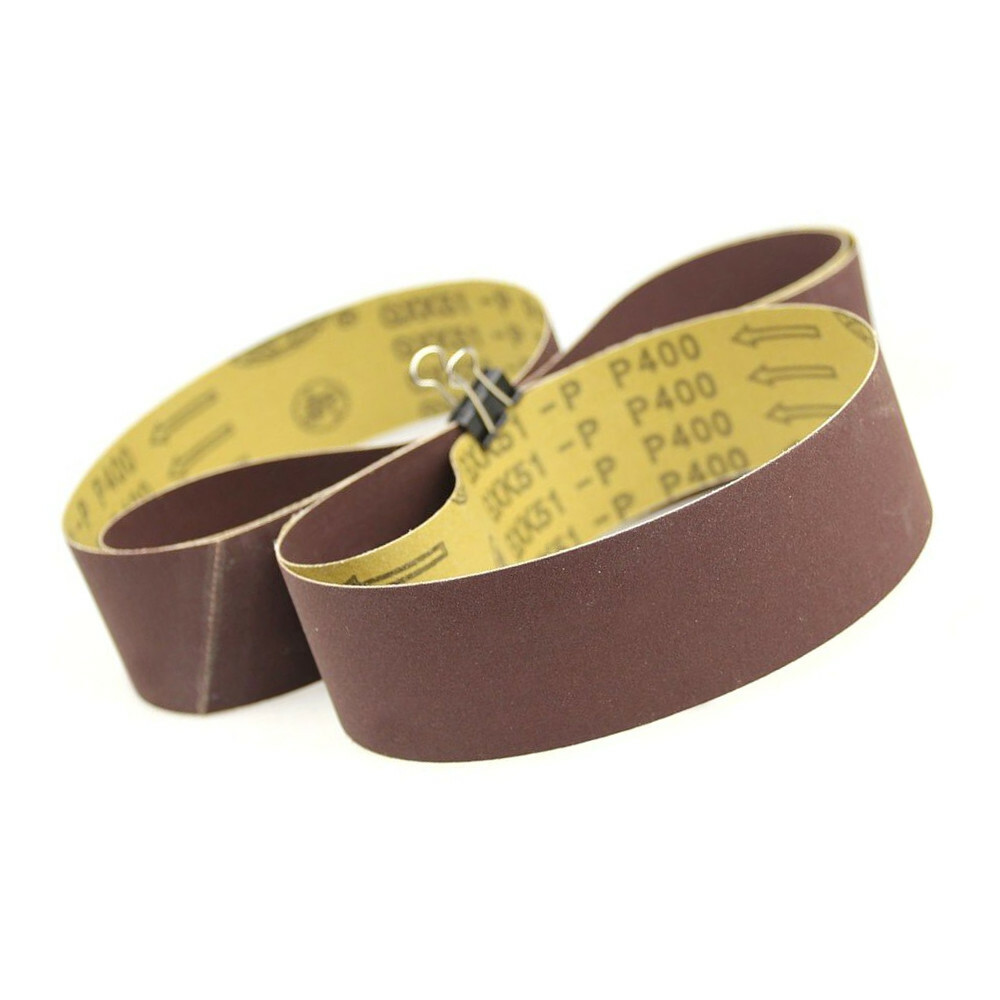 20Pcs 2000x50mm P40-800 Abrasive Sanding Belts Coarse Grinding to Fine Polishing