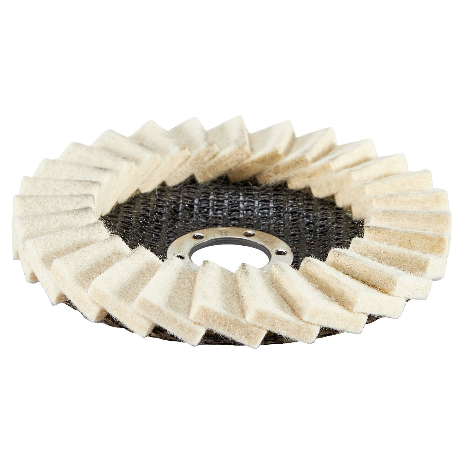 5X 4.5″ Wool Polishing Wheels Buffer Pads Universal for Metal,Marble, Stone,Wood