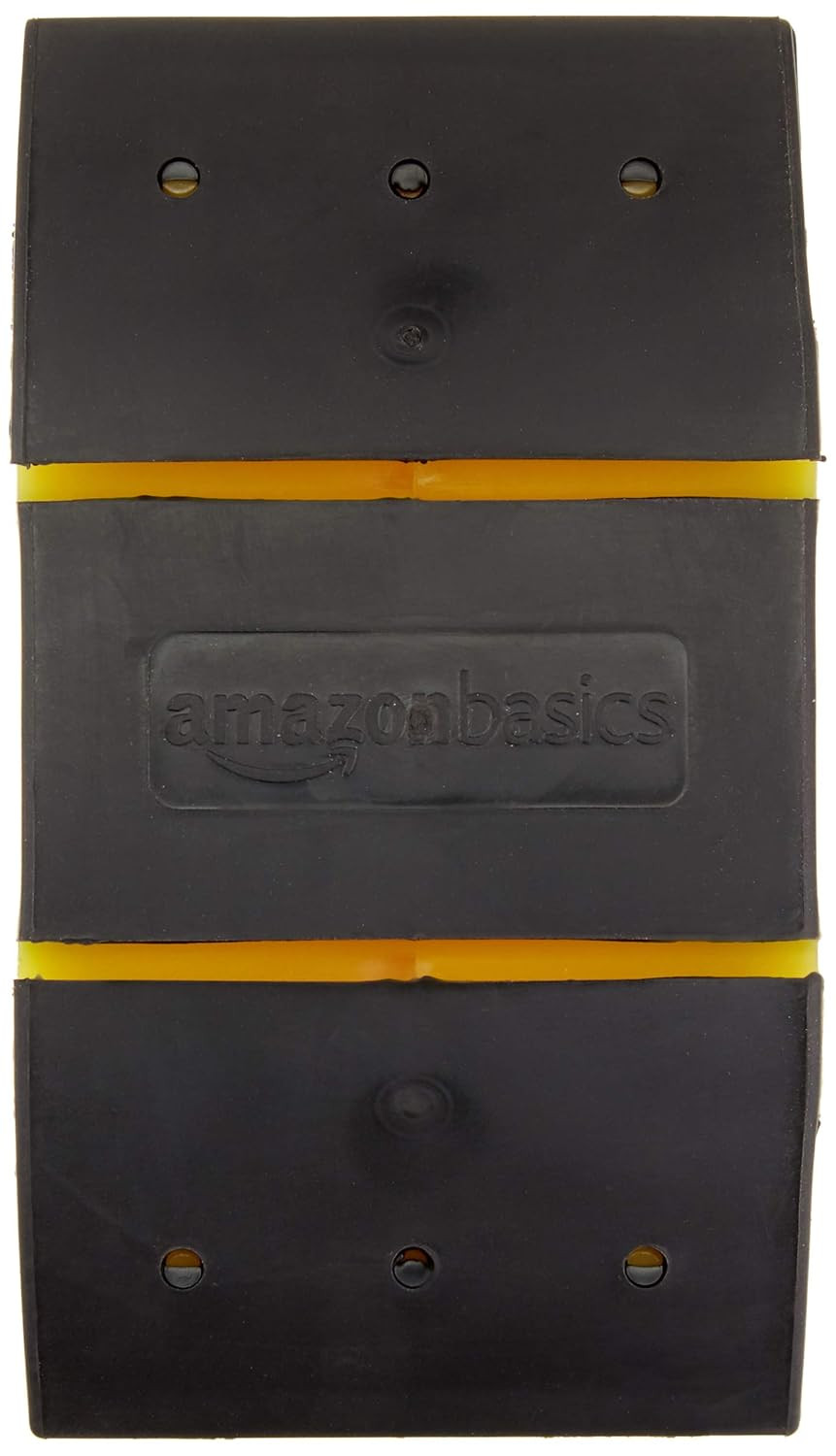 5.1″ Rubber Sanding Block for Wet or Dry Sanding, Easy to Use, Black/Yellow