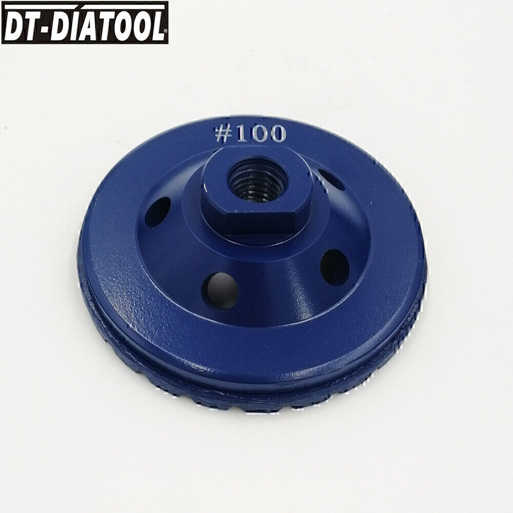 4″ / 5″ Diamond Grinding Wheel Cup Disc Grinder Concrete Stone Aluminum Cut Tool