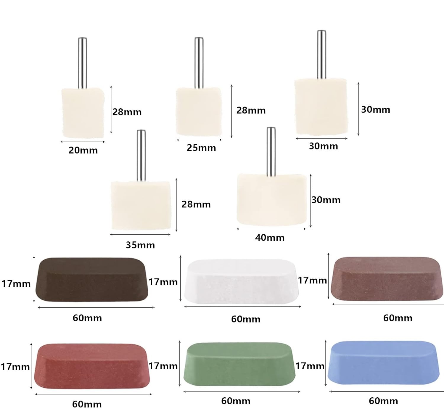 Aluminum & Stainless Steel Buffing Kit