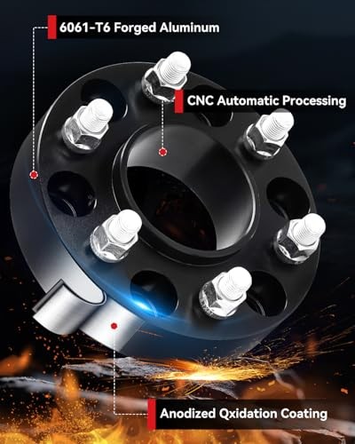 Wheel Adapters 6×5.5 to 6×135 for F150 Wheels on 6×5.5 to 6×135 (Hubcentric)