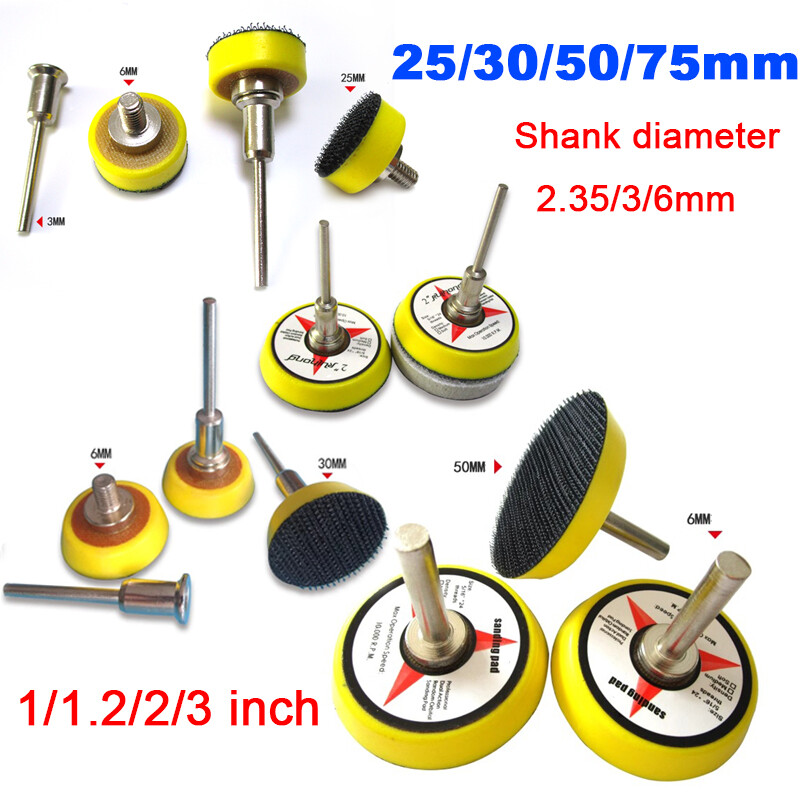 Sanding Sander Backing Pad For Dremel Rotary Drill Bit Sandpaper Disc 25mm-75mm