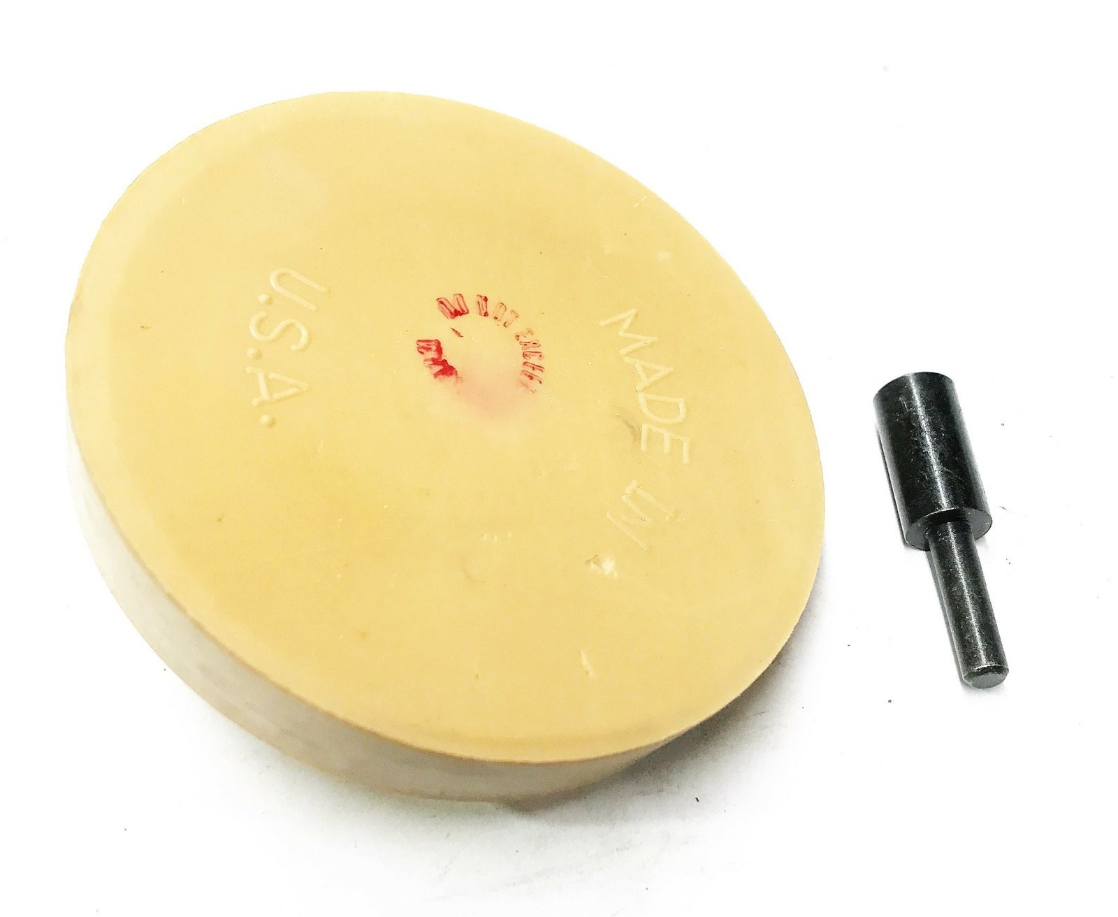 Partsmaster 3-1/2″ X 5/8″ Decal Eraser Wheel w/ Arbor DY88170500 NOS