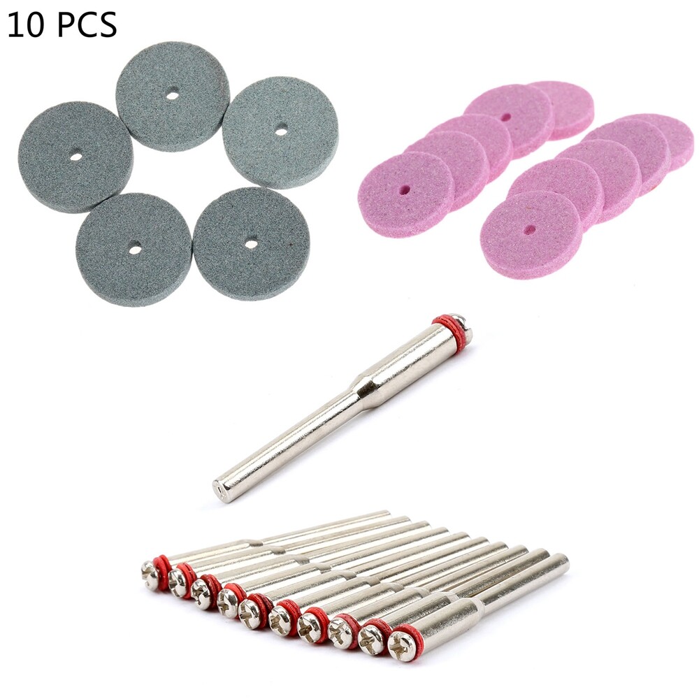 20mm Diamond Drill Grinding Buffing Wheel Polishing Pad Abrasive Disc+Mandrel