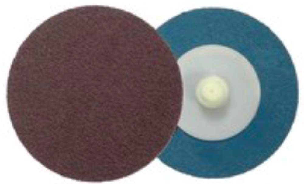 2″ Aluminum Oxide Blending Discs, 60 Grit, Type R Hub, Compatible with Roloc, 10