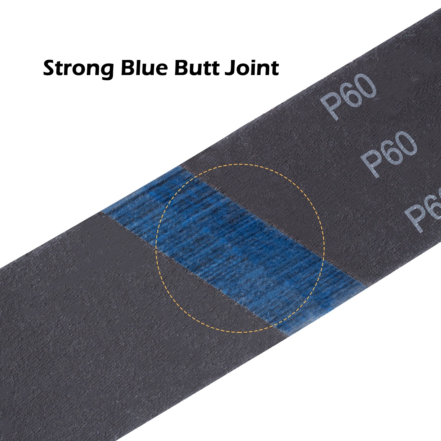 3PCS 2×48″ 60 Grit Metal Grinding Zirconia Sanding Belts Heavy Duty Fast Cutting
