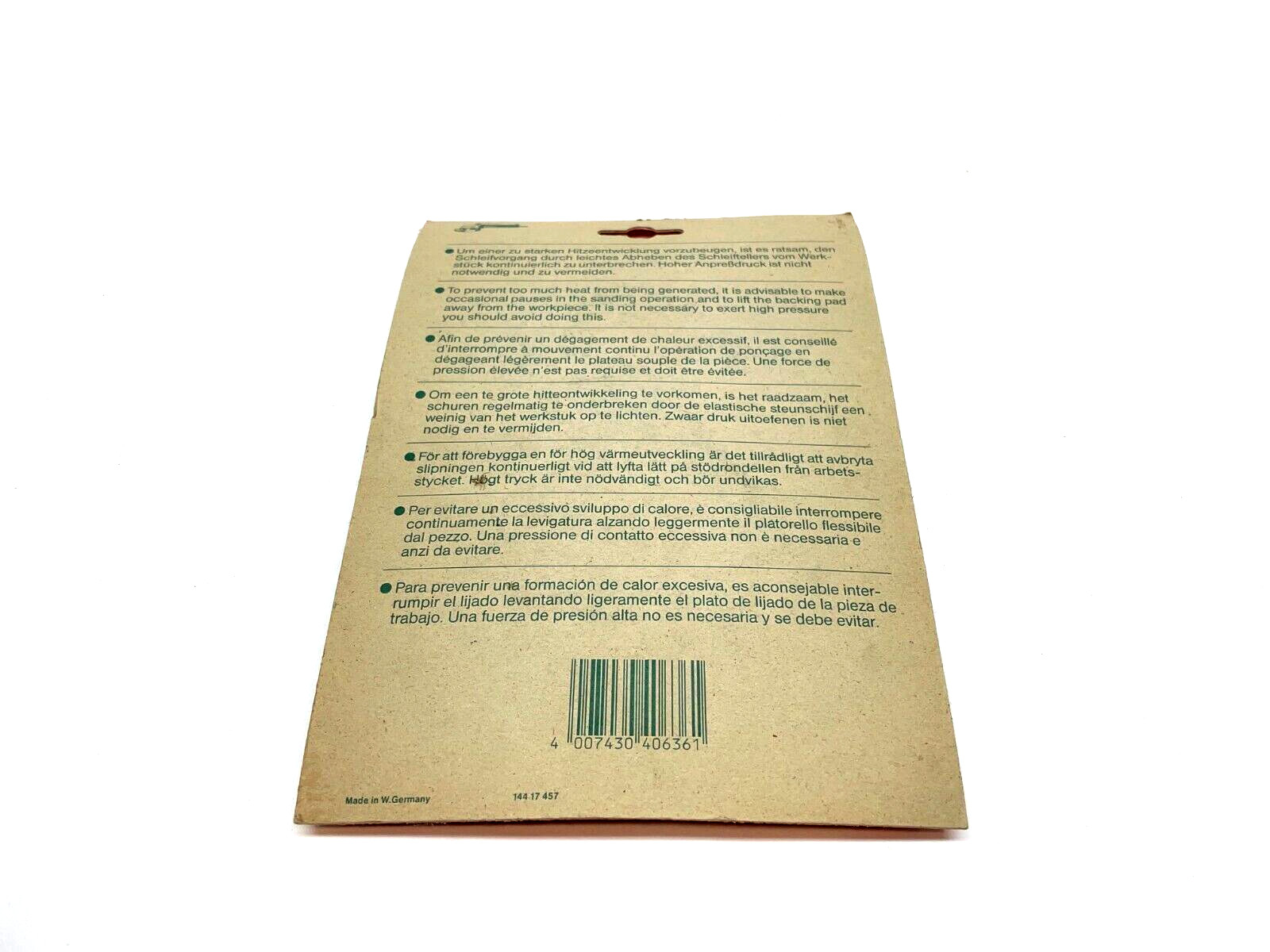 Metabo 23-279 Flexible Backing Pad 4-1/2″, 112mm, M14 Nut, Angle Grinder