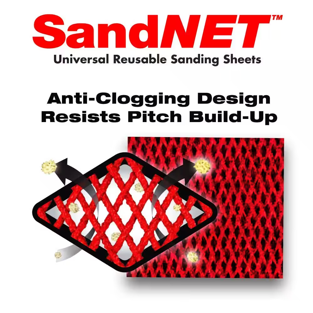 Triangle Detail Sanding Sheet 60-Grit 2-7/8in x 2-7/8in 10-PACK StickFast Backin