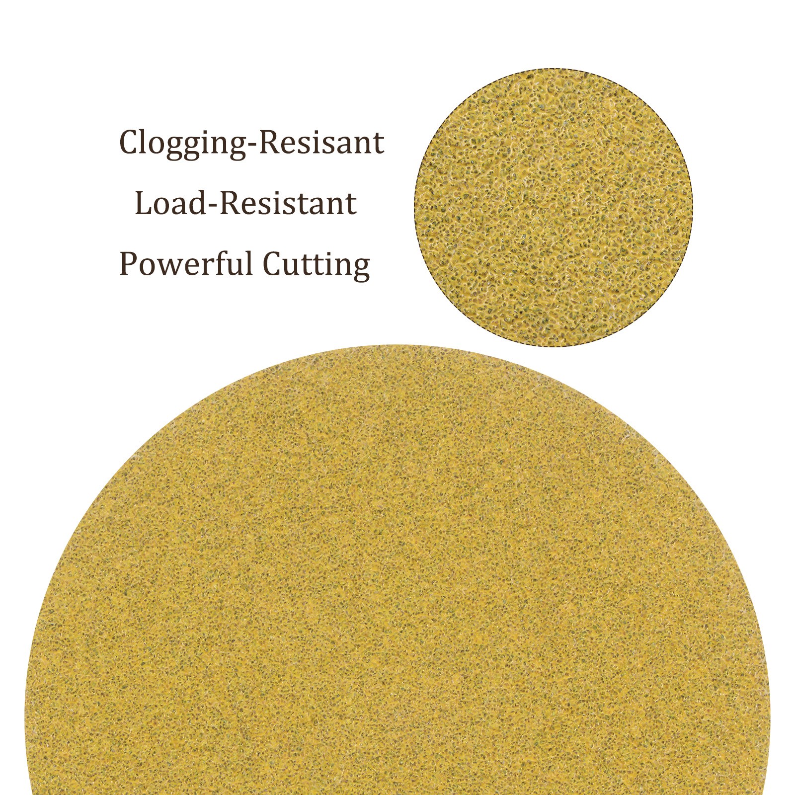 100pcs No Hole Sanding Discs 3 Inch 80 Grit Sanding Pads for Orbital Sander