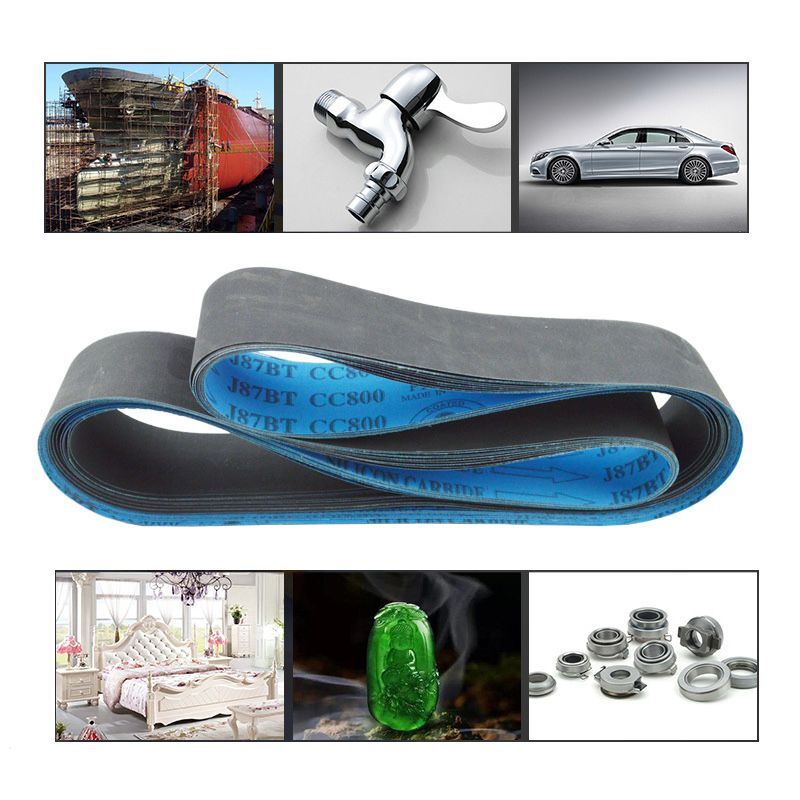 1Pcs Silicon Carbide Sanding Belt Flexible Sandpaper Polishing Band for Copper
