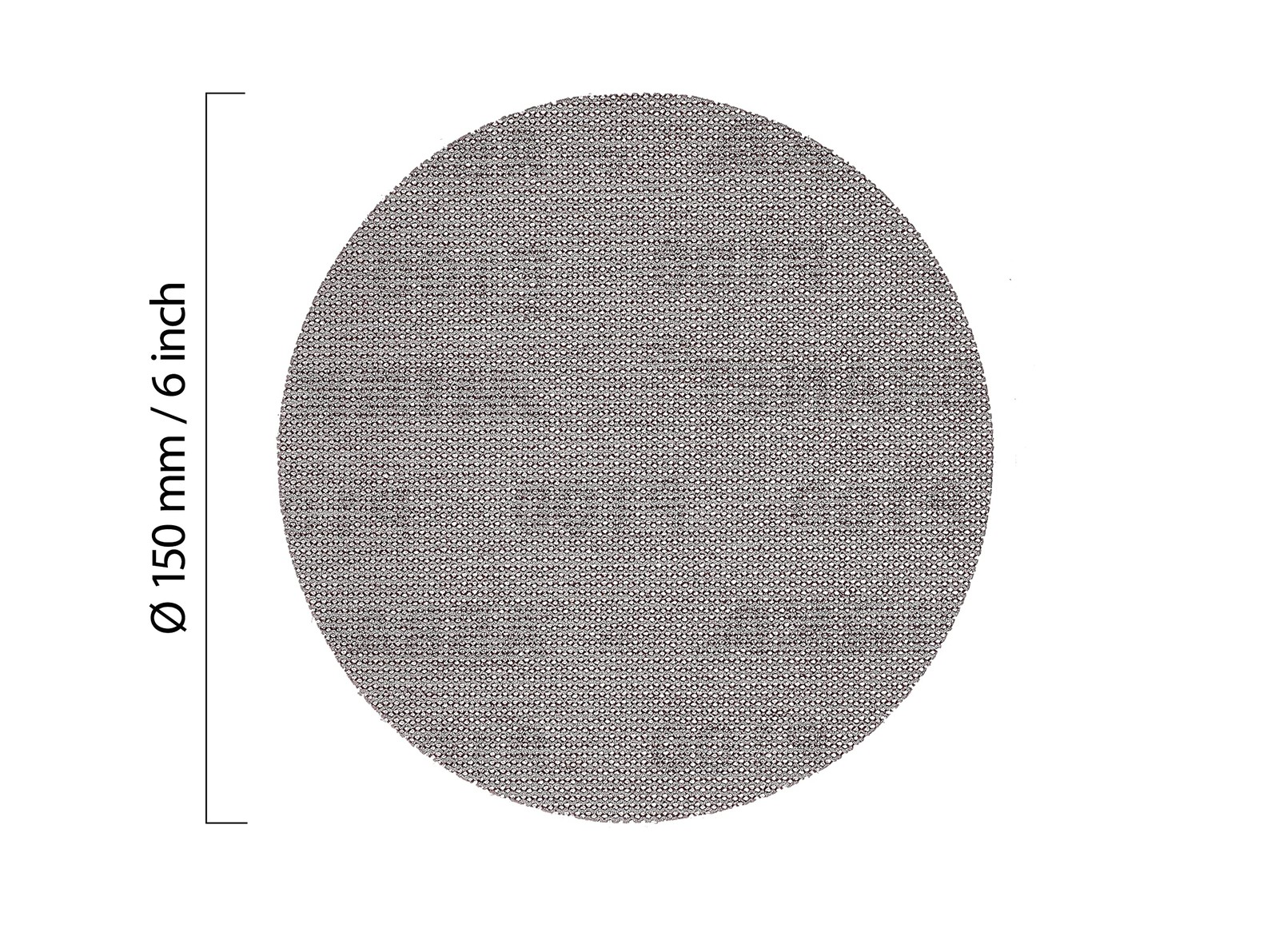 6″ Abranet Sanding Discs 35-Pack, Assorted Grits 80-600, Hook & Loop Mesh