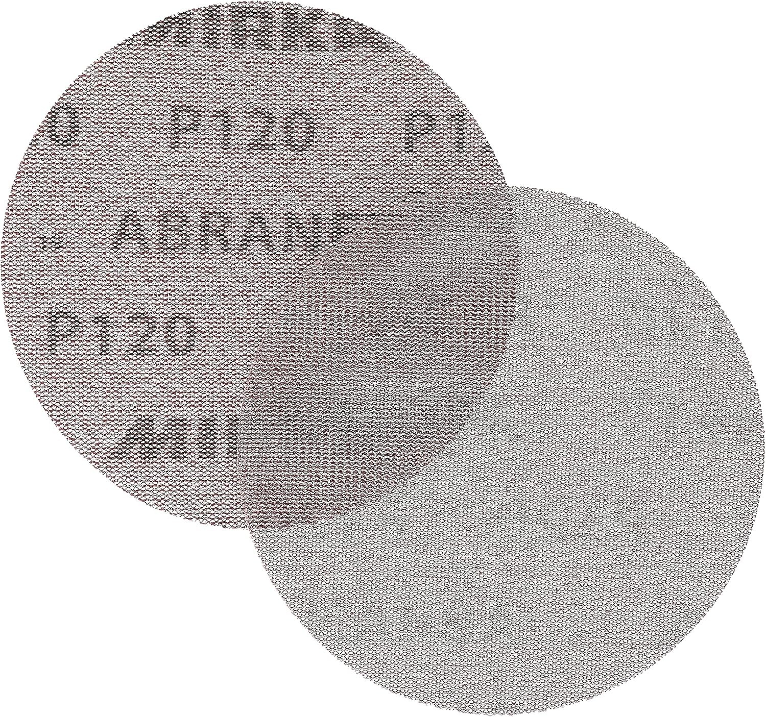 Abranet Net Disc 5 inch Grit 120 Sandpaper Hook and Loop 10 pcs | Hook and Lo…