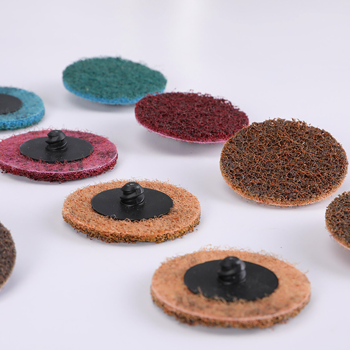 75mm 3″ Type R Roll Lock Quick Change Discs Die Grinder Sanding Pads 150 240 400