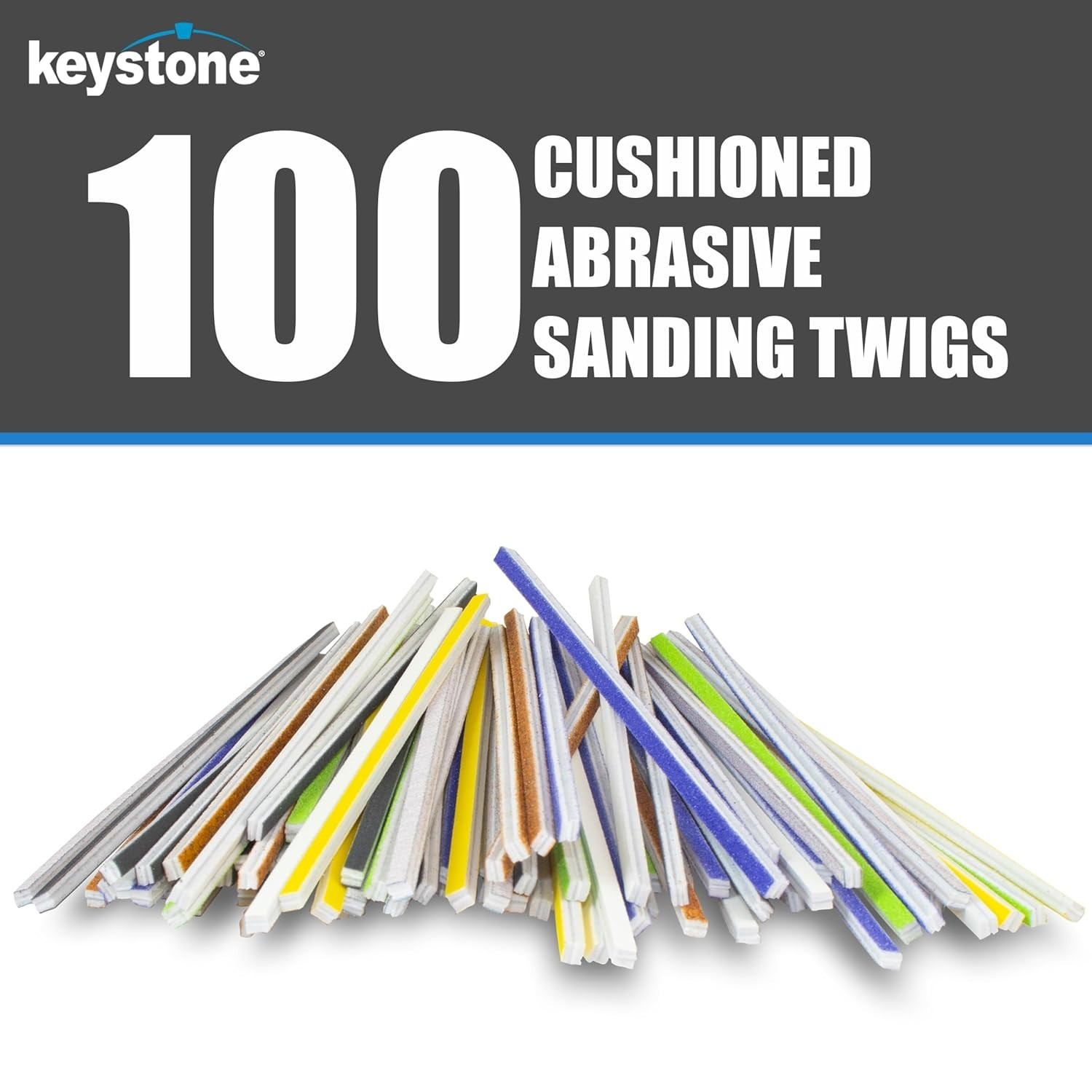 Keystone Sanding Twigs Assortment w/Color Coded Grits