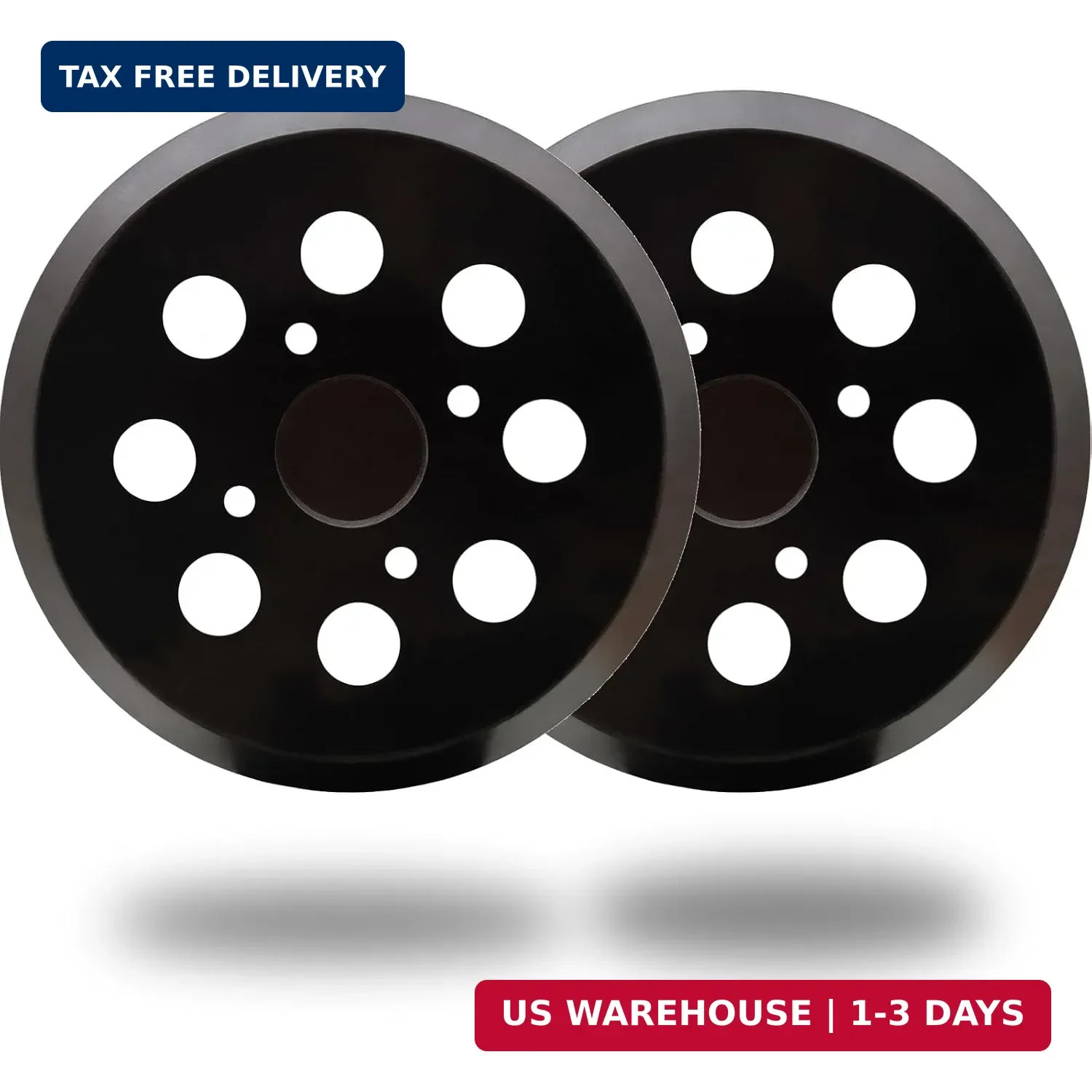 2 Pack 5 Inch 8 Hole Hook-and-Loop Replacemet Sanding Pad for SKIL SR211601 S