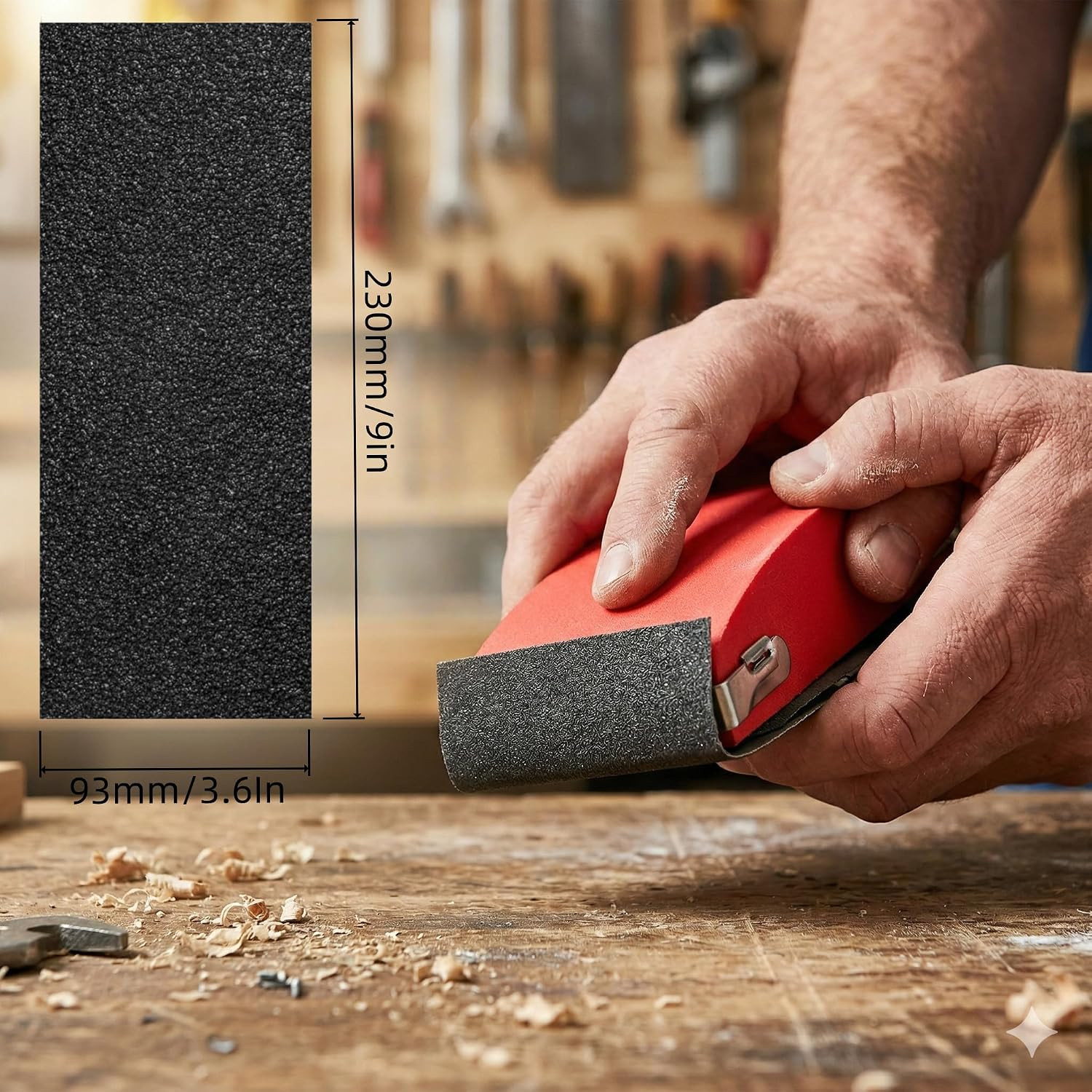 110 PCS Sandpaper Assortment, 120 to 3000 Grit, 9 X 3.6 Inch