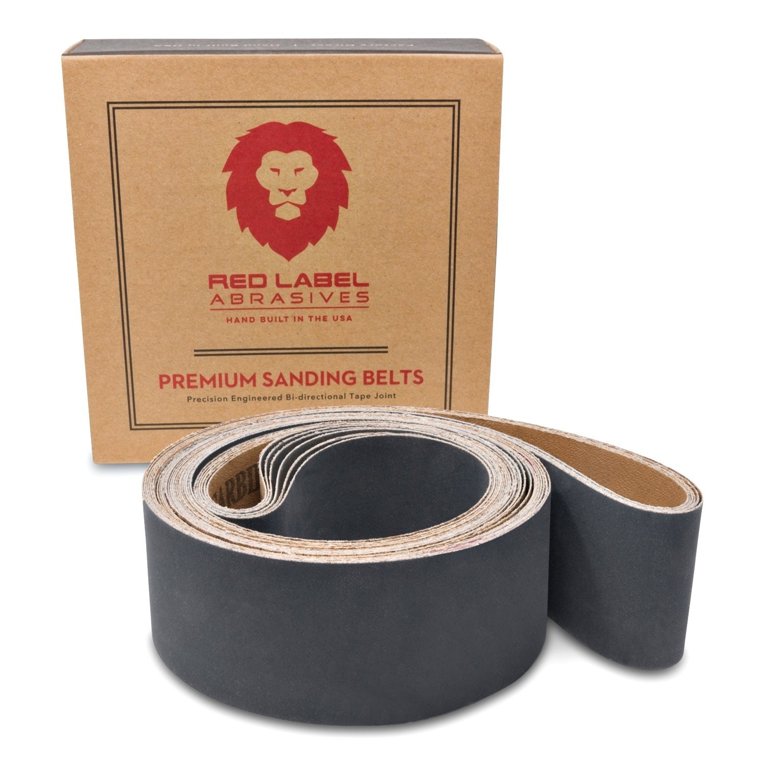 Red Label Abrasives 2 X 72 Inch Extra Fine 600, 800, 1000 Grit Assortment