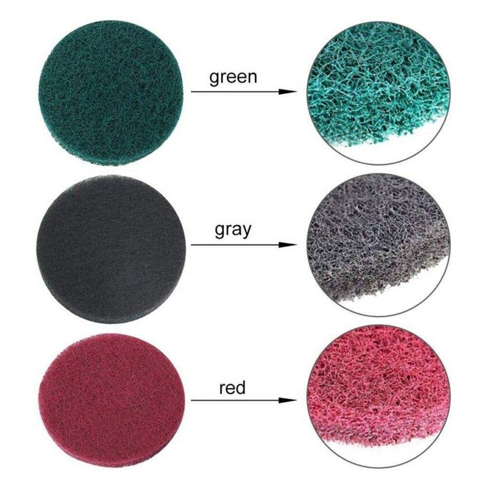 5x/set Nylon Polishing Pad 4 Cleaning Cloth Scrub Pad Industrial Scouring Pads