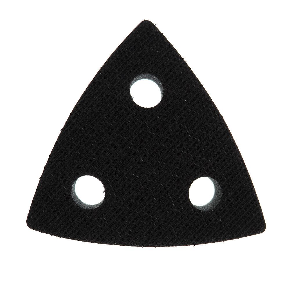 80*80*80mm 3 Hole Triangular Foam Cushion Interface Buffer Pad For Sanding Pads