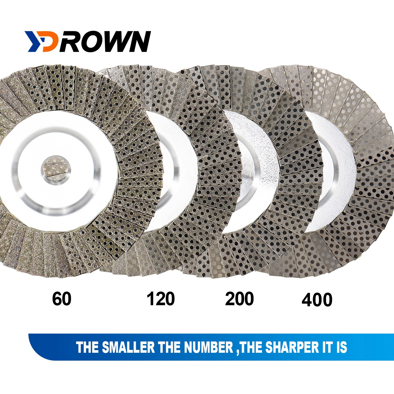 4″Diamond Flap Disc Cup Wheel Coarse with 5/8-11 or M14 Thread for Stone Sanding