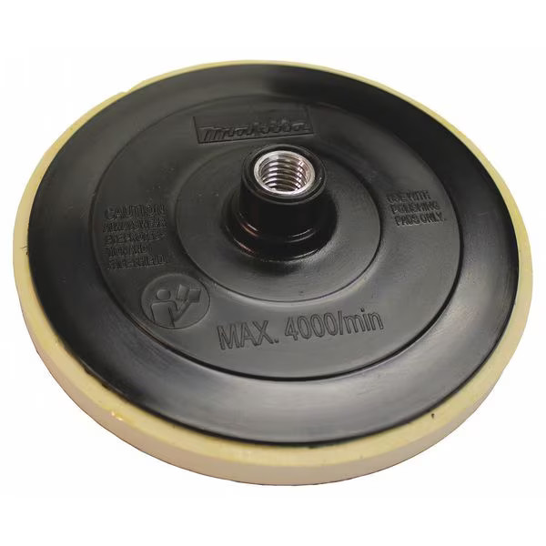 Makita 7″ Backing Pad, Hook & Loop 743052-5 Makita 743052-5 88381142908