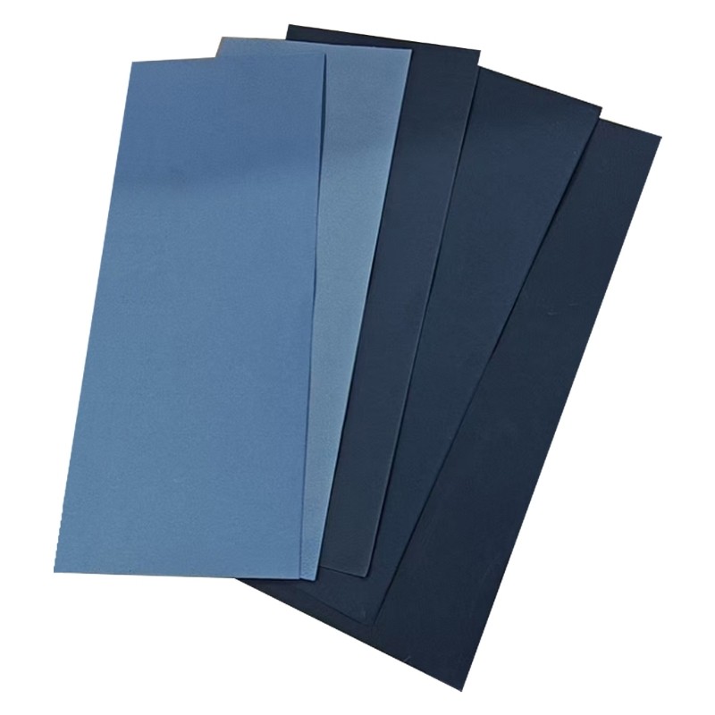 Industrial Grade 9×3.6 Inch Sandpaper 5 Sheets Multi Grit Carbon Backed for