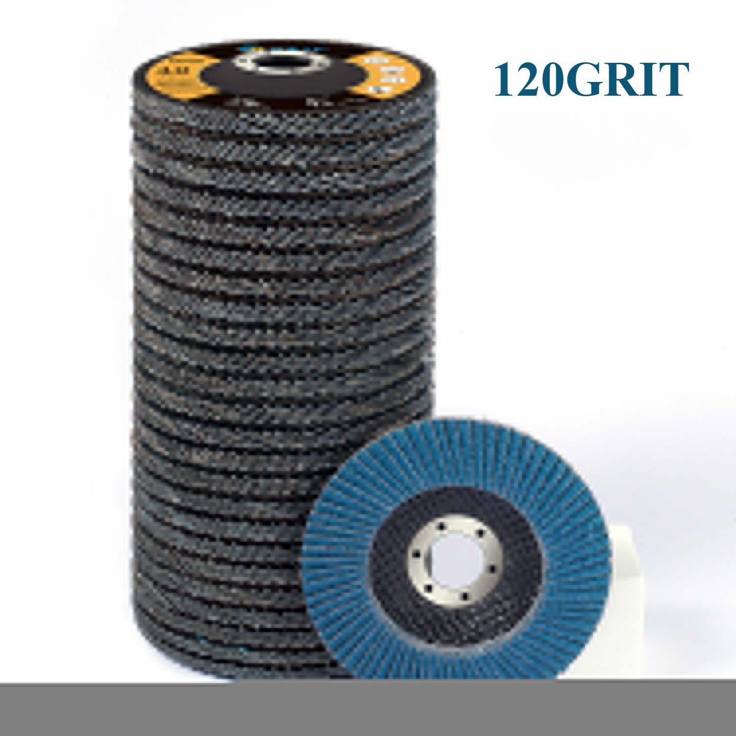 15PACK 4.5″ x 7/8″ 120Grit Zirconia Sanding Flap Discs Grinding Wheel for Metals