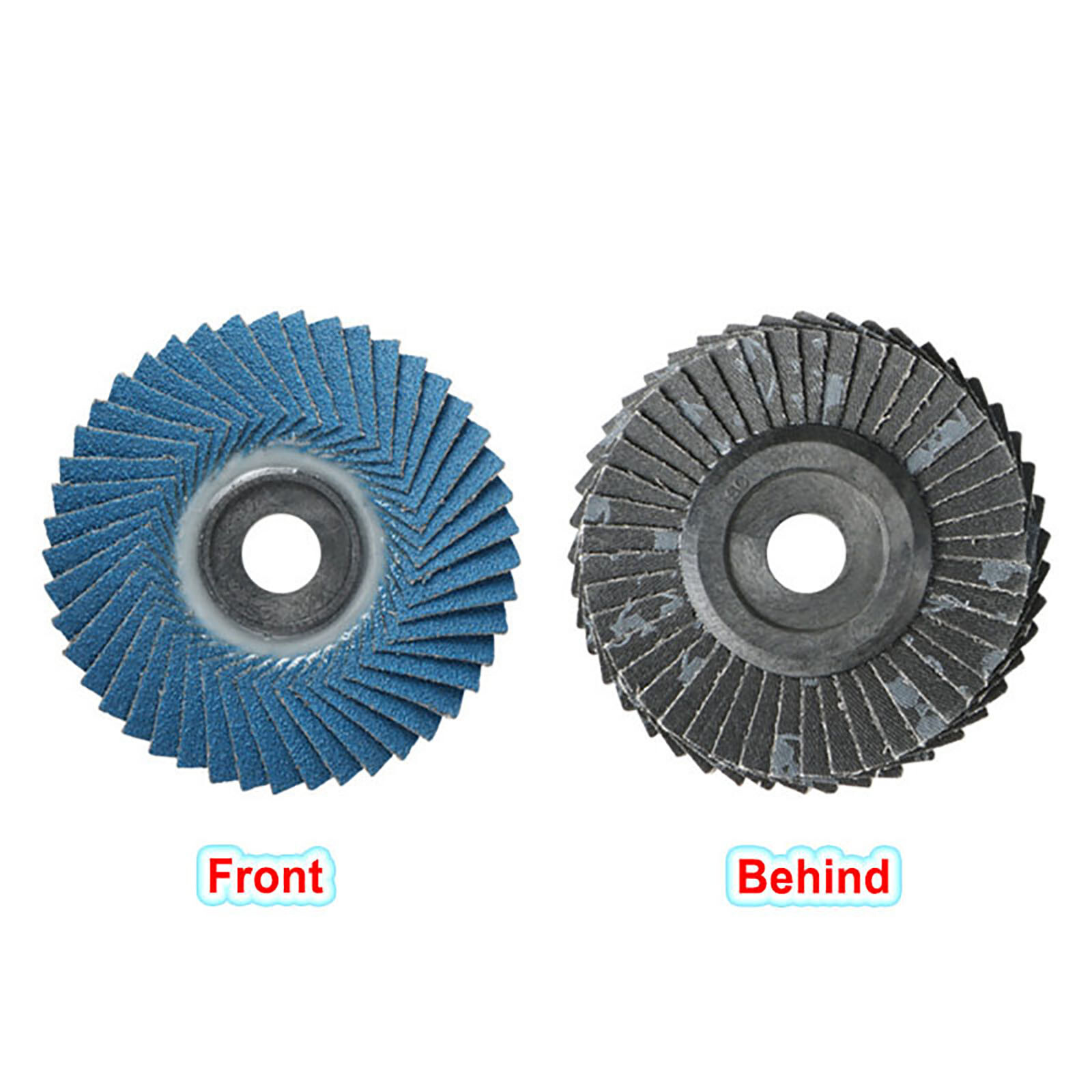 105mm Emery Flap Wheel Polishing Sanding Discs Pads Abrasive For Metal 60# -320#