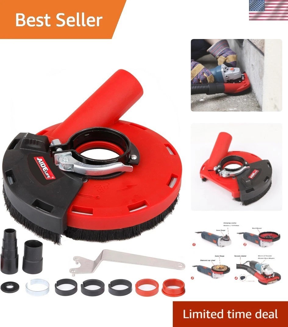 Efficient Dust Shroud for Smooth Grinding – Fits 115mm/125mm Angle Grinders