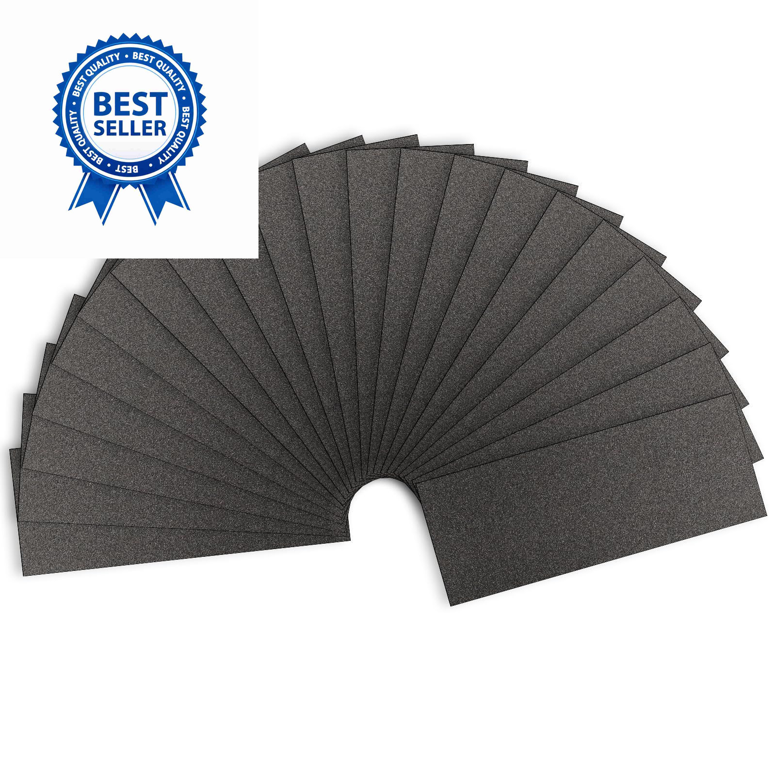 Sandpaper 120 Grit, Wet Dry Sanding Sheets 9 x 3.6 9 x 3-2/3 Inch, 120Grit